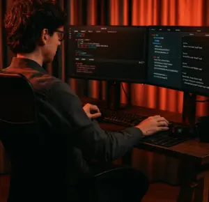 Interactive e-commerce shopping interface with digital products and pricing.