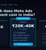 Meta Ads management pricing plans in India for startups, growing brands, and enterprises.
