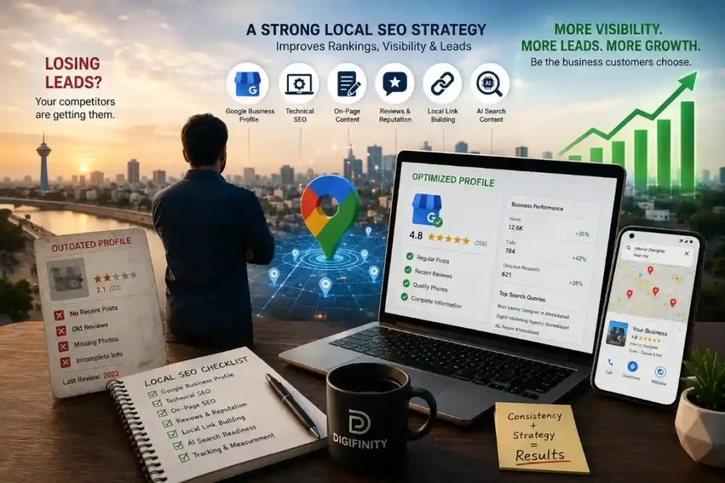 Local SEO checklist strategy for Ahmedabad businesses — Digifinity