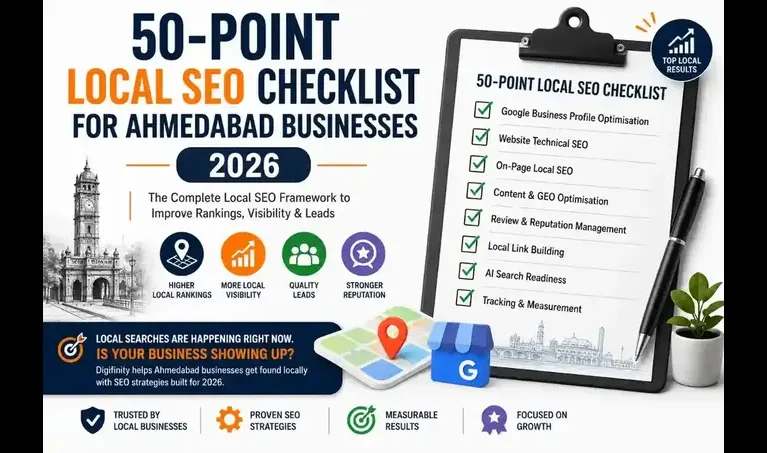 50-Point Local SEO Checklist for Ahmedabad Businesses 2026 by Digifinity