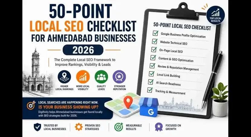50-Point Local SEO Checklist for Ahmedabad Businesses 2026 by Digifinity