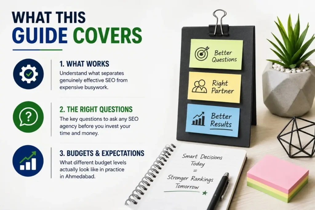 Guide covering what works in SEO, right questions to ask, and budget expectations