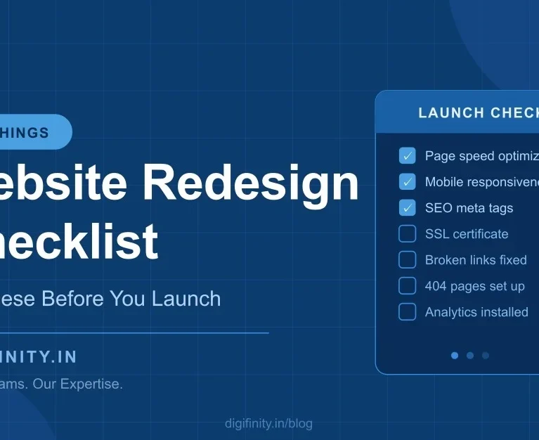 15 critical things to fix and verify before going live with your redesigned website