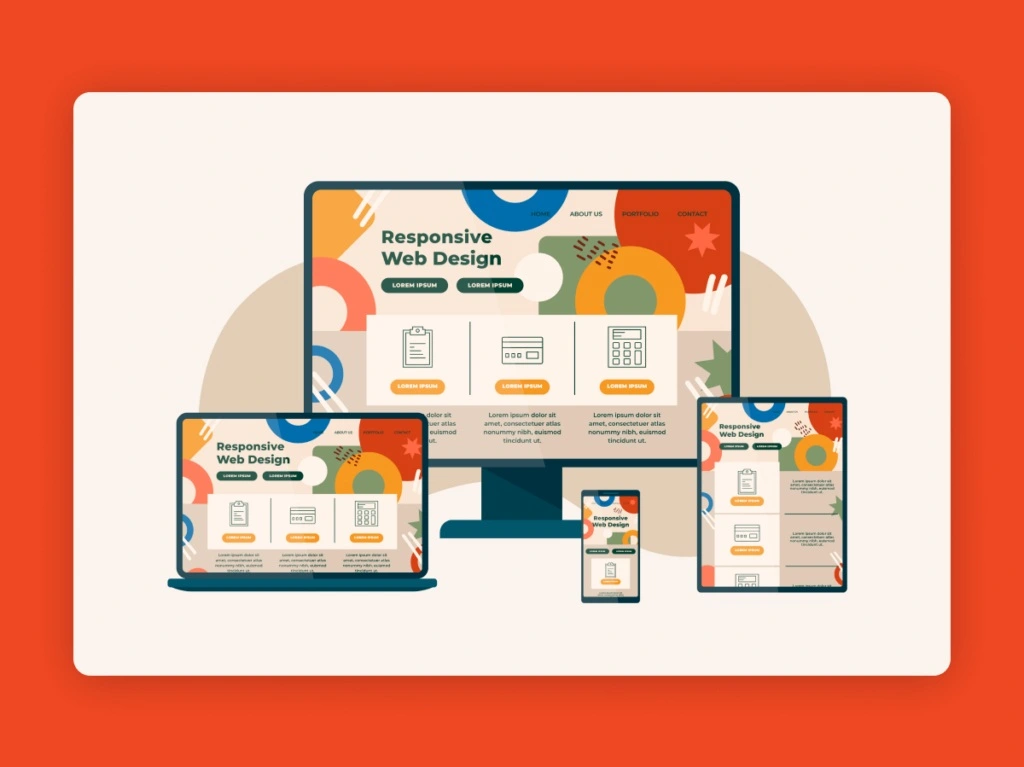 A website adapting seamlessly across desktop, laptop, tablet, and mobile screen 