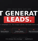 Meta ads not generating leads infographic showing 5 common lead generation mistakes