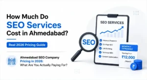 SEO services cost in Ahmedabad 2026 pricing guide