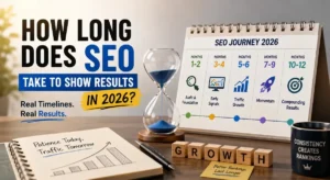 SEO journey 2026 timeline: 12-month roadmap from audit to compounding results