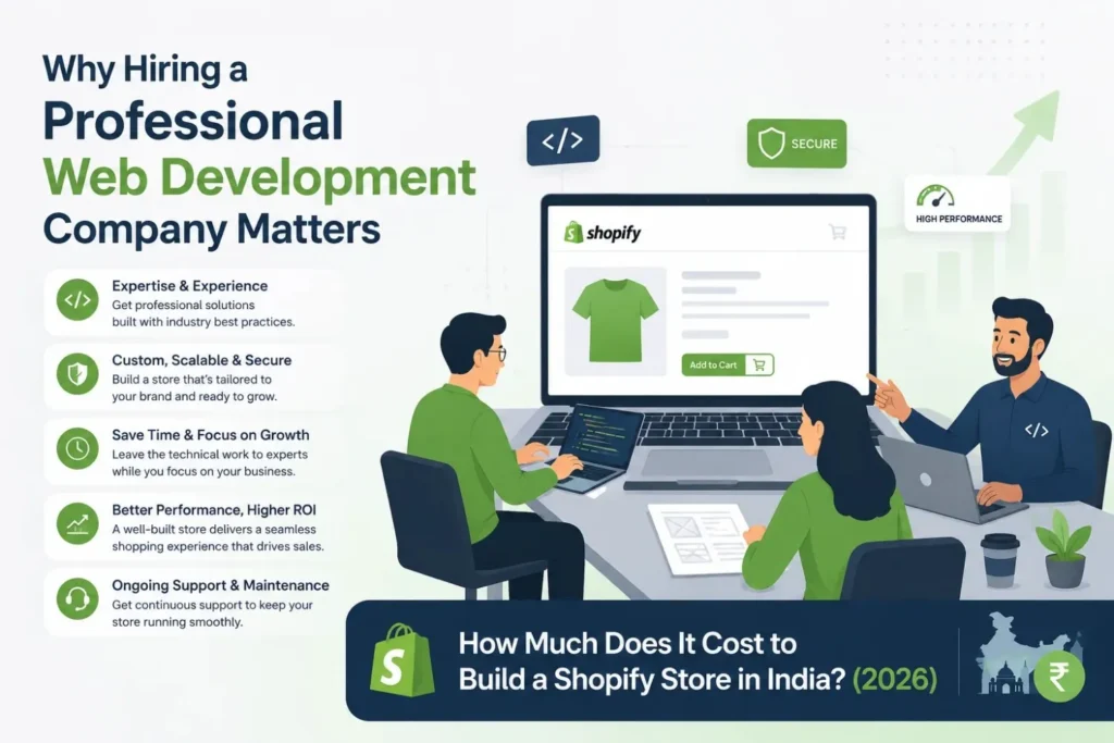 Benefits of hiring a web dev company for Shopify in India