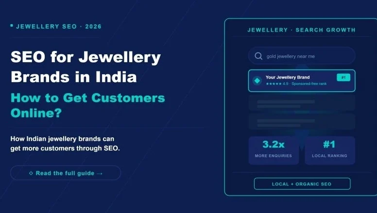 SEO for jewellery brands in India - how to get customers online