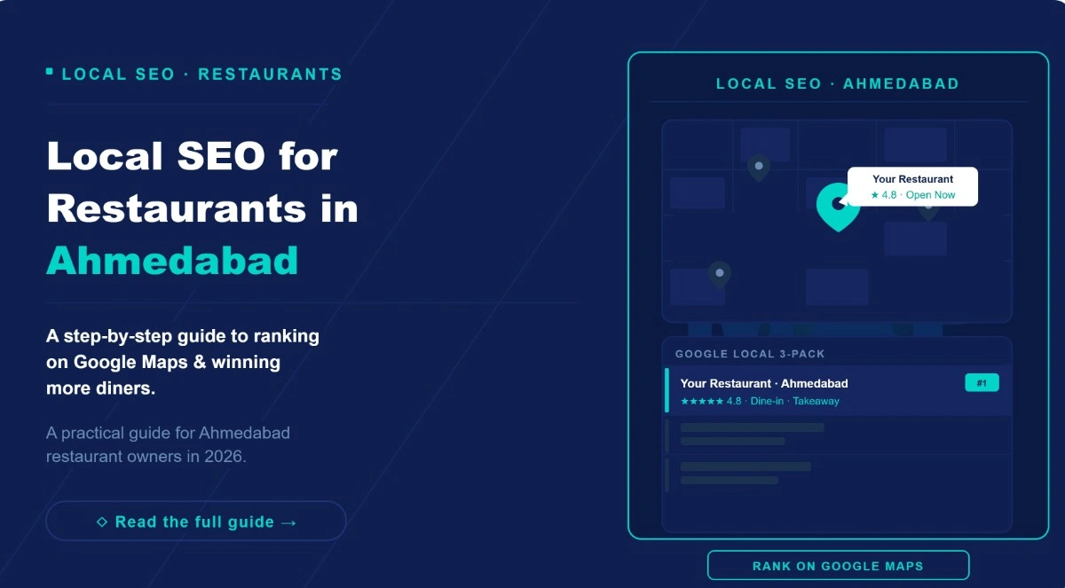 Local SEO for restaurants in Ahmedabad - step-by-step guide
