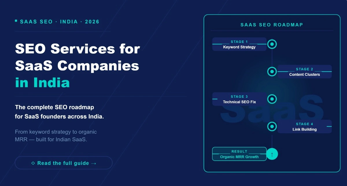 SEO services for SaaS companies in India roadmap: keywords to organic growth