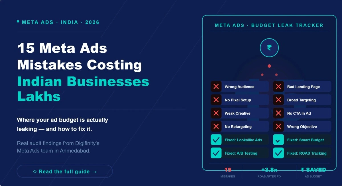 15 Meta Ads mistakes costing Indian businesses lakhs Digifinity guide