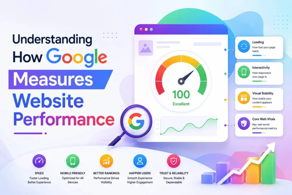 How Google evaluates site speed, responsiveness, and Core Web Vitals 