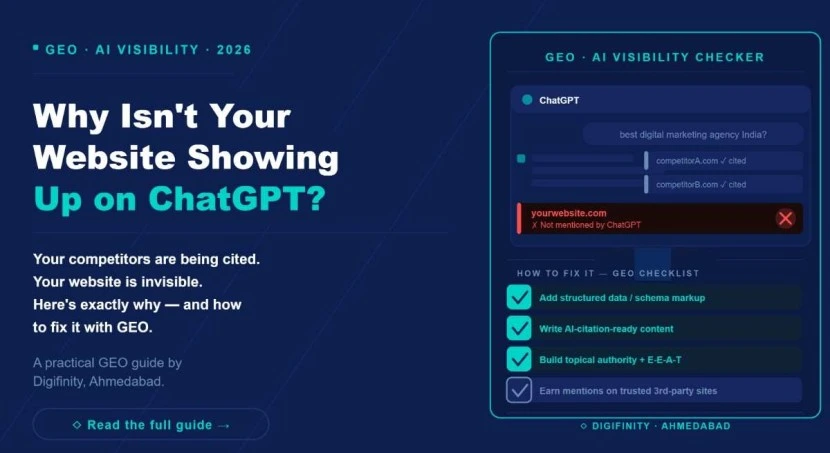 Why your website is not showing up in ChatGPT and AI search results