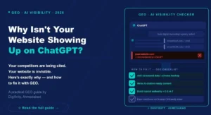 Why your website is not showing up in ChatGPT and AI search results