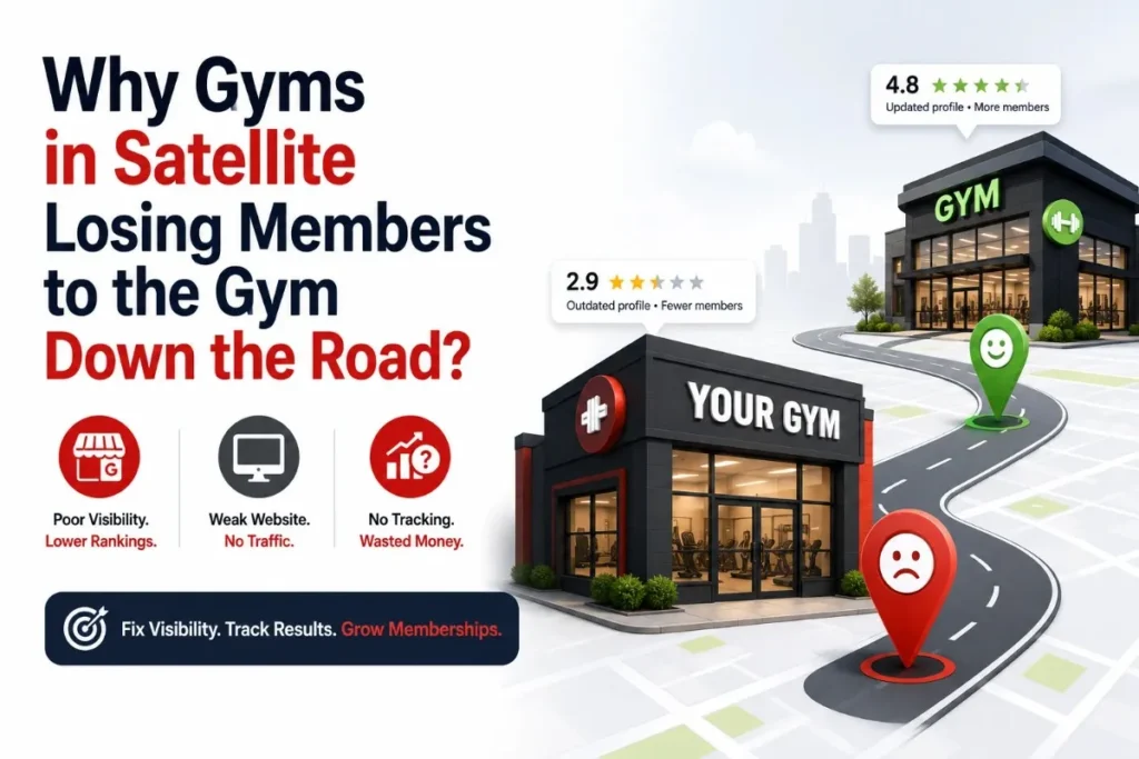 Why gyms in Satellite lose members to gyms with better Google visibility
