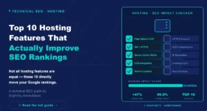 Top 10 hosting features that improve SEO rankings – technical SEO guide