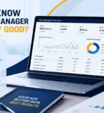 Ads Manager dashboard with checklist: low CPA, strong ROAS, quality leads, scalable results