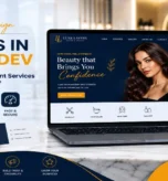 Website design services for salons in Bodakdev showing online booking demo