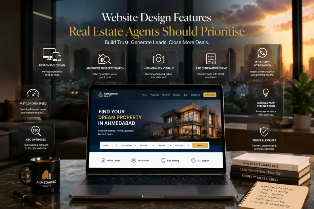 Real estate website features: responsive design, SEO, lead forms, and more 