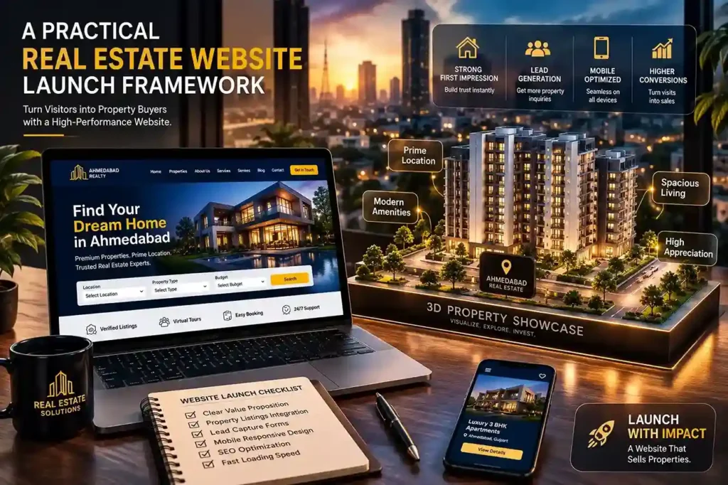 Practical framework for launching a real estate website with 3D showcase
