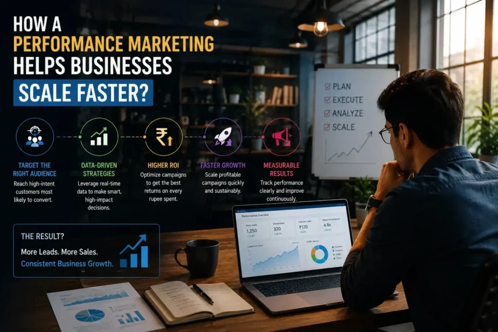  Infographic on how performance marketing drives faster business growth and ROI
