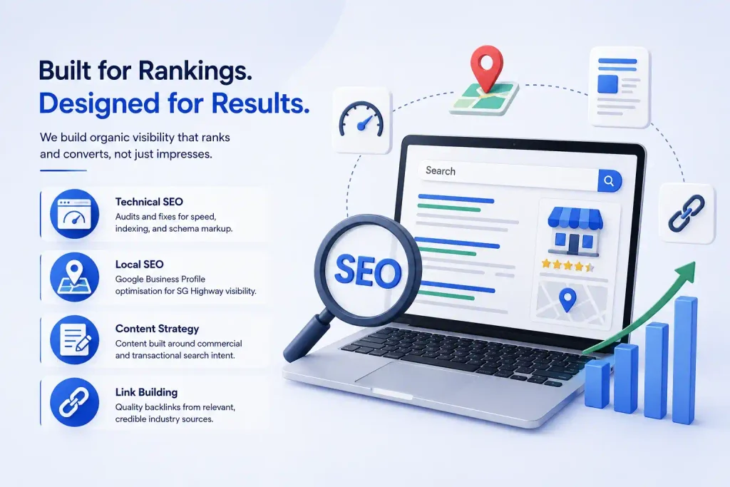 SEO services in Ahmedabad: technical SEO, local SEO, content, link building