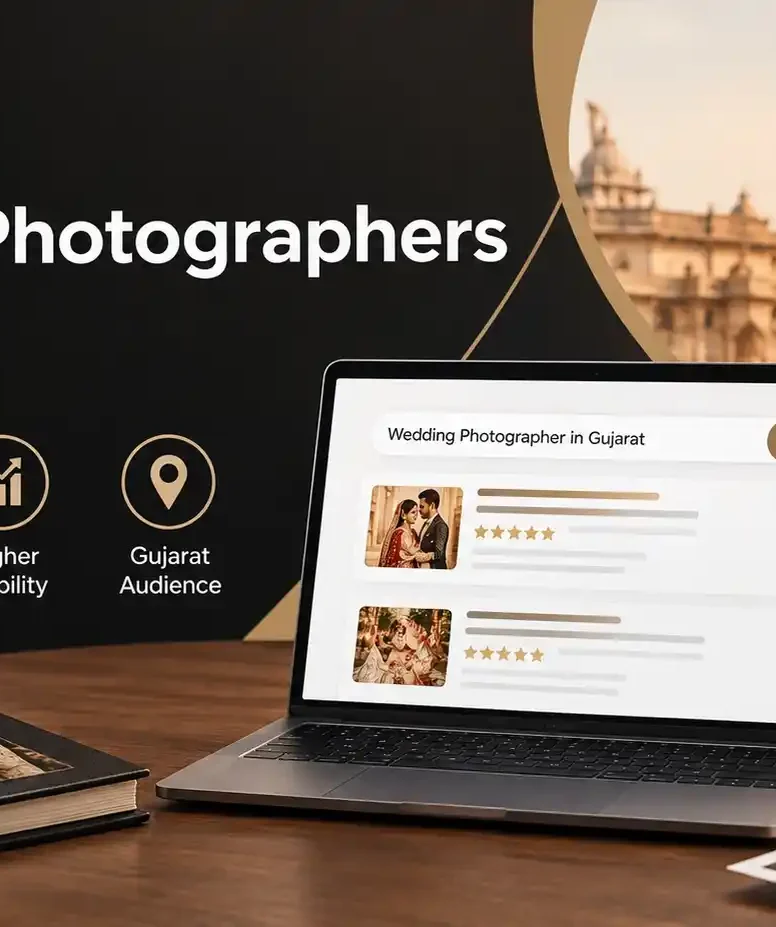 SEO for wedding photographers in Gujarat local search visibility