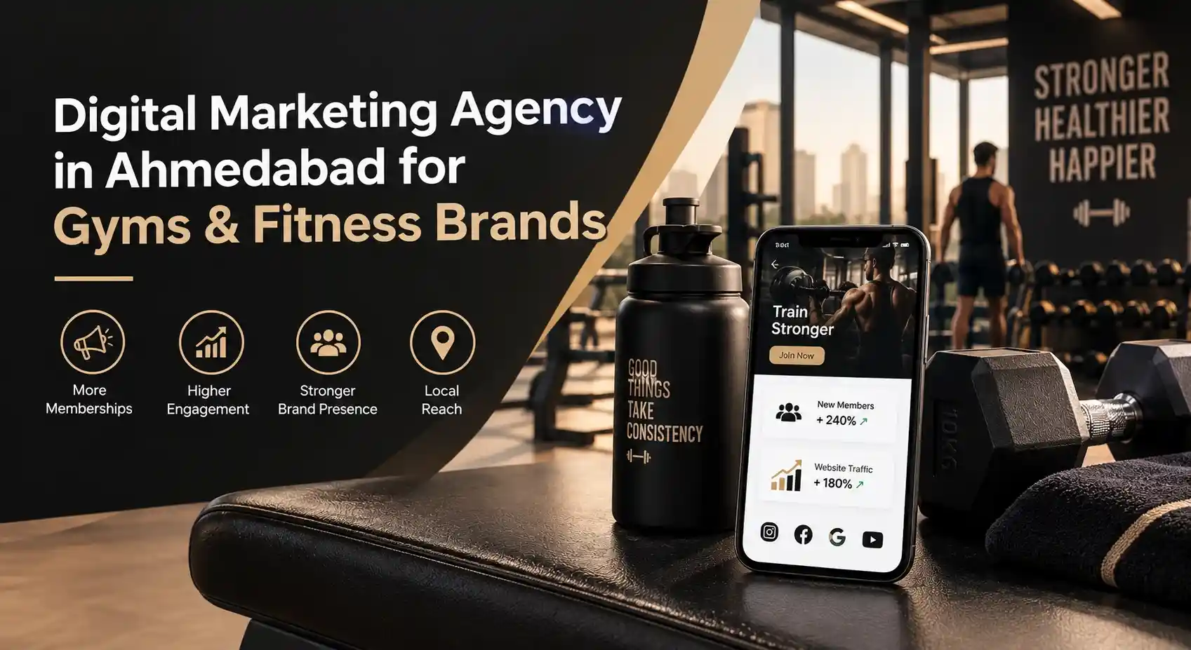 Digital marketing agency in Ahmedabad for gyms and fitness brands